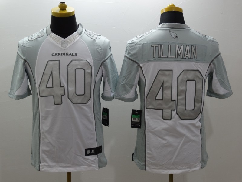 Men's Arizona Cardinals Pat Tillman #40 White Jersey